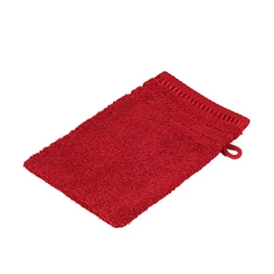 Afbeelding van Gözze 101 4086 A1 Set van 4 washandjes, 100% katoen, 17 x 24 cm, bordeauxrood