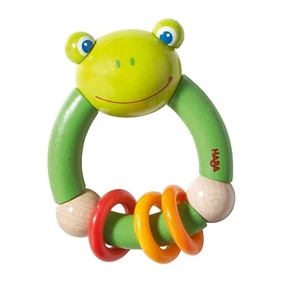 Afbeelding van HABA Greifling Quakefrosch Speelgoed voor kinderen, Maat: One Size, Multicoloured