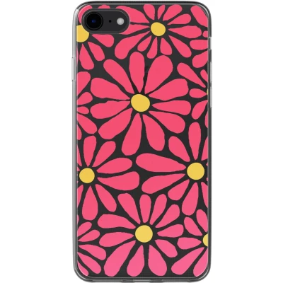 Afbeelding van imoshion hoesje Geschikt voor iPhone 7 / 8 SE (2020) (2022) Design Dusty Rose Flowers Connect