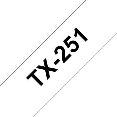 Afbeelding van Brother TZFX651 Zwart op geel Rol (2,4 cm) printertape voor PT D600; P Touch 3600, D610, D800, E550, P750, P900, P950; EDGE P750