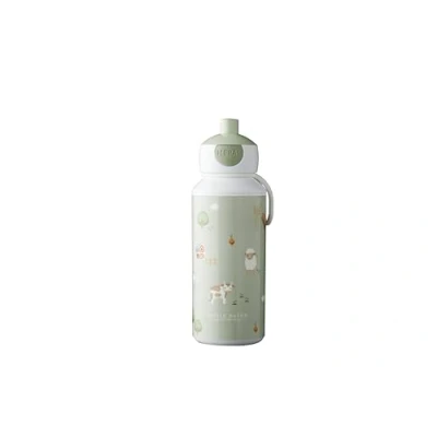 Afbeelding van Mepal Pop Up Campus Drinkfles 400 Ml Little Farm Print Lunchboxen &amp; Bekers