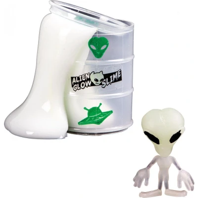 Afbeelding van Glow N Fun Olievat met In The Dark Slijm + Alien