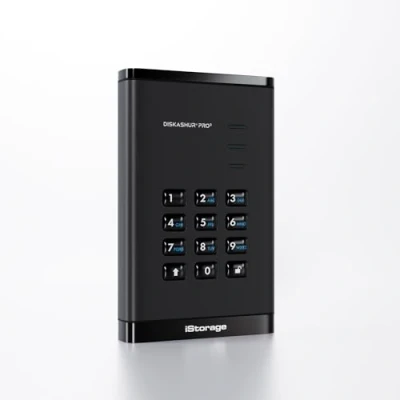 Afbeelding van iStorage diskAshur PRO3 HDD externe harde schijf 500GB USB 256 bit Zwart