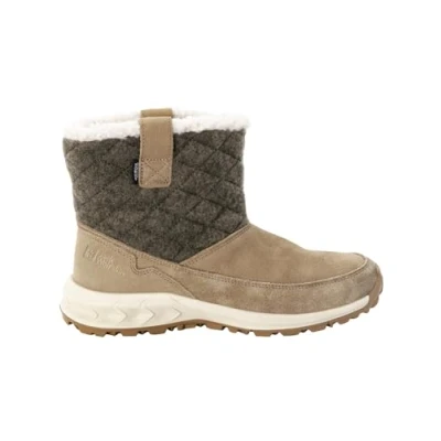 Afbeelding van Jack Wolfskin Queenstown Texapore BOOT Snowboots, Dames, Maat: 39, Cookie Leer en textiel