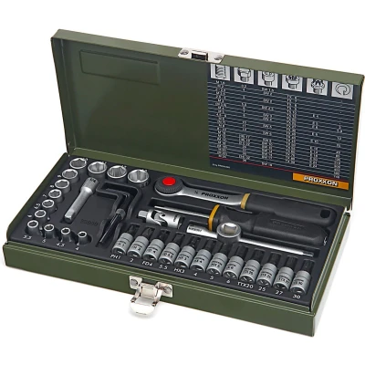 Afbeelding van Proxxon Industrial 23080 Dopsleutelset Metrisch 1/4 (6.3 mm) 36 delig