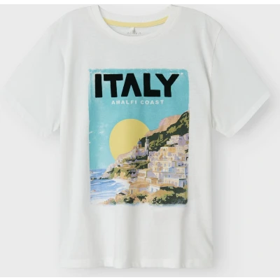 Afbeelding van Name it Nkmfamma Tshirt print voor kinderen, Maat: 146/152, Bright white