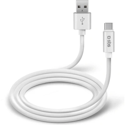 Afbeelding van SBS Polo Collection Type C Kabel 1 meter wit