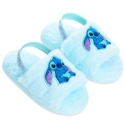 Afbeelding van Disney Stitch Comfortabele pluizige pantoffels voor dames cadeaus dames, Blauw