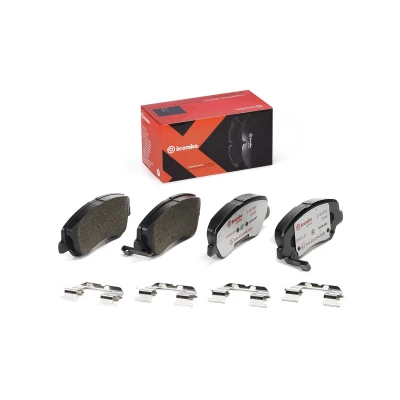 Afbeelding van BREMBO P 18 025X Remblokkenset Met akoestische slijtagewaarschuwing toebehoren KIA: RIO 3, 4, 3 Stufenheck, HYUNDAI: i20 III