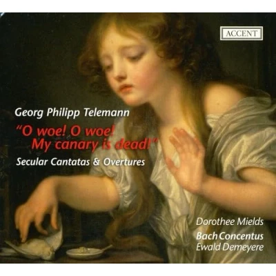 Afbeelding van Dorothee Mields, Bach Concentus, Ewald Demeyere Telemann: Secular Cantatas/Overtures (CD)