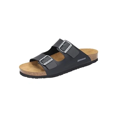 Afbeelding van Dr. Brinkmann heren slippers, zwart, 40 EU