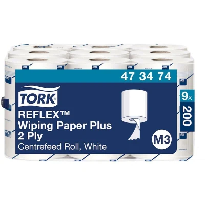 Afbeelding van Tork Reflex Wiping Plus Mini Centerfeed Poetspapier 2 laags M3