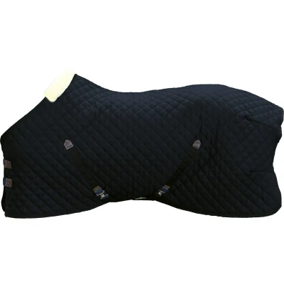 Afbeelding van Kentucky Horsewear Staldeken 600D 160 cm / 7&#039;0 Vegan wol Zwart