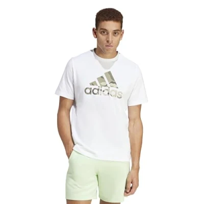 Afbeelding van adidas Sportswear M CAMO G T Tshirt print, Heren, Maat: Medium, White