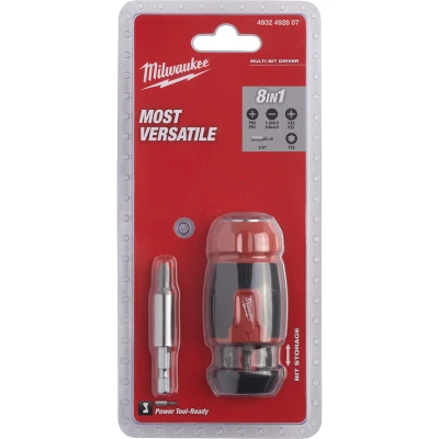 Afbeelding van MILWAUKEE 4932492807 schroevendraaier multi bit 8 in 1 compact
