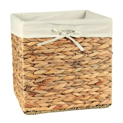 Afbeelding van Opbergmand opberger van water hyacint 32x32x32cm