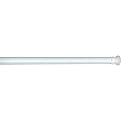 Afbeelding van WENKO Telescopische douchestang extra dik wit 110 185 cm Ø 2,8 cm, aluminium, x