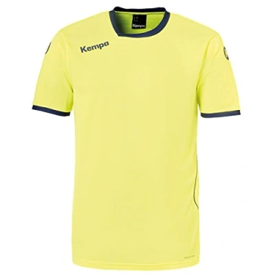 Afbeelding van Kempa Curve Sportshirt Maat XXL Mannen geel/blauw