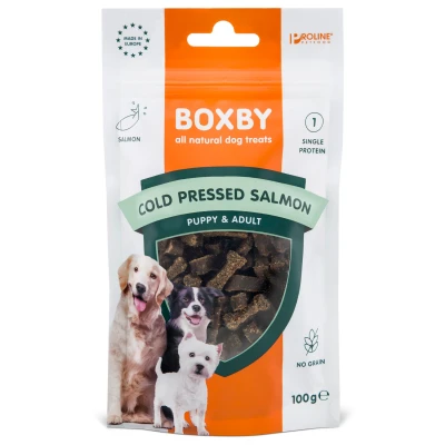 Afbeelding van Boxby Grain Free 100 g Hondensnacks Zalm Hypo Allergeen