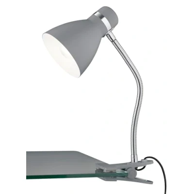 Afbeelding van REALITY HARVEY Klemlicht Titanium excl. 1x E27 4W