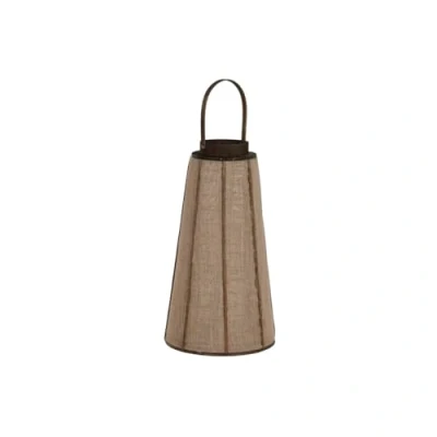 Afbeelding van Kaarshouder Home ESPRIT Natuurlijk Jute Bamboe 30,5 x 56,5 cm