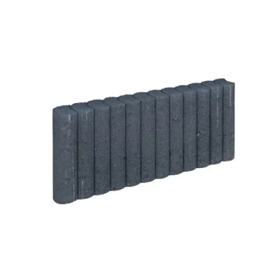 Afbeelding van 10 stuks! Mini palissadeband zwart 6x25x50 cm Gardenlux