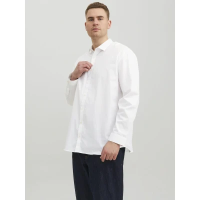 Afbeelding van Jack &amp; Jones Jprblacardiff L/S PS NOOS Overhemd, Heren, Maat: 5XL, White