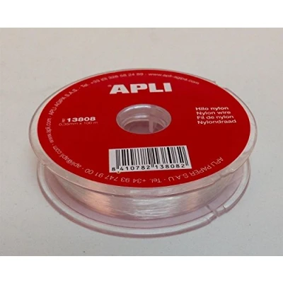 Image de Bobine fil nylon Ø 0.35 mm transparent 100 m apli agipa
