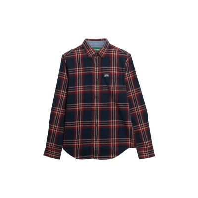 Afbeelding van Superdry Katoenen houthakkersoverhemd met Lange mouwen Heren shirts
