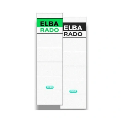 Image de ELBA Etiquette pour dos de classeurs Rado Brillant