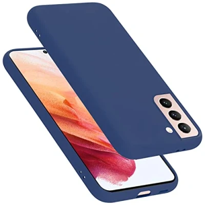 Afbeelding van Cadorabo Hoesje geschikt voor Samsung Galaxy S22 in LIQUID BLAUW Beschermhoes gemaakt van flexibel TPU silicone Case Cover
