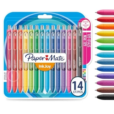 Afbeelding van Paper Mate InkJoy gelpennen Medium punt (0,7 mm) Diverse kleuren 14 stuks
