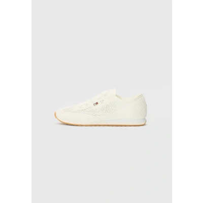 Afbeelding van Tommy Hilfiger Sneakers laag, Dames, Maat: 39, Ecru Textiel