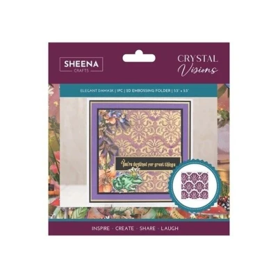 Afbeelding van Sheena Douglass Crystal Visions 2D Embossingfolder 5,5