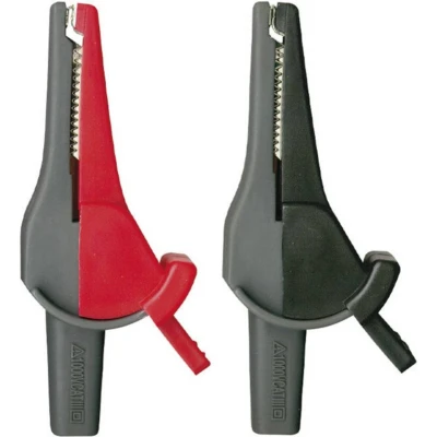 Afbeelding van Beha Amprobe 370012 Veiligheids krokodilklemmenset Bus 4 mm CAT III 1000 V, IV 600 V Rood, Zwart