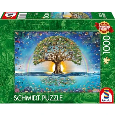 Afbeelding van Schmidt Spiele 58865 Puzzel van 1000 stukjes, de magie levensboom, meerkleurig