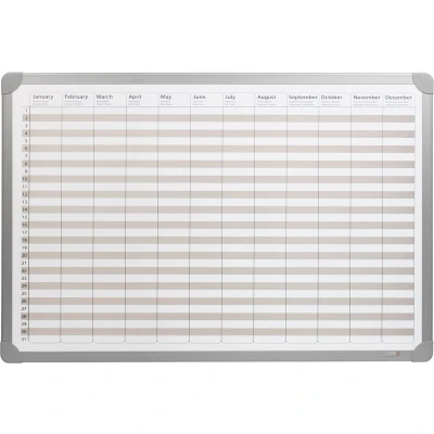 Afbeelding van Desq magnetische jaarplanner planbord
