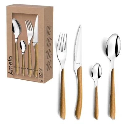 Image de Eclat Nature 24 delig Bestek Kraft Box