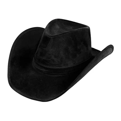Afbeelding van Boland Hoed Wyoming Zwart 58 Volwassenen Mannen Cowboy Indiaan