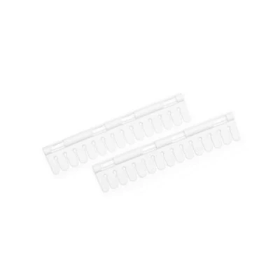 Afbeelding van Brabantia Sokkenrek Accessoires voor Wasdroger Geen Wasknijpers nodig Organizer BH, Sokken &amp; Ondergoed Click On Set van 2 Wit
