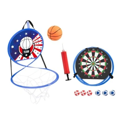 Afbeelding van Adrenix spel darts basketbal 2in1