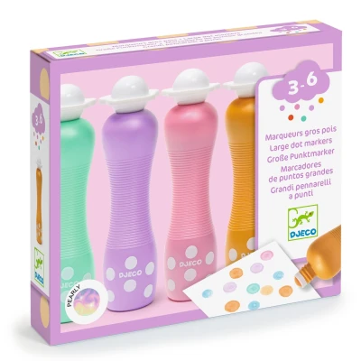 Afbeelding van Djeco schuimmarkers pearly 4st