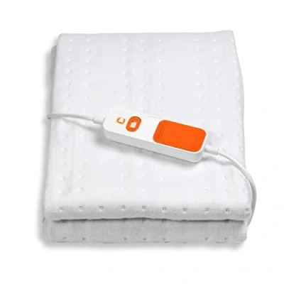 Afbeelding van Cresta Care 75045110 Elektrische onderdeken 1 persoons dubbel laags extra voeten warmte 80 x 150 cm timer Öeko tex