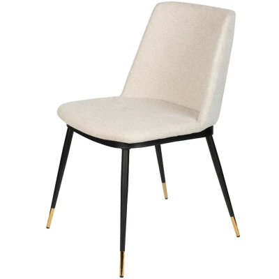 Afbeelding van Larvik eetkamerstoel stof beige