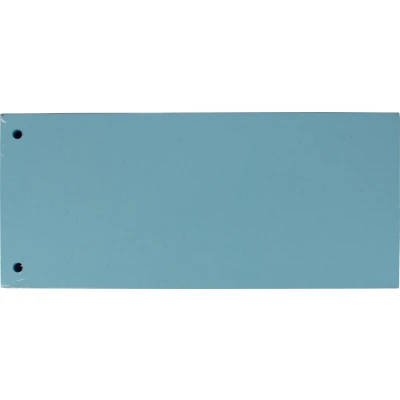 Afbeelding van Pergamy scheidingsstroken 105 x 240 mm blauw (100 stuks)