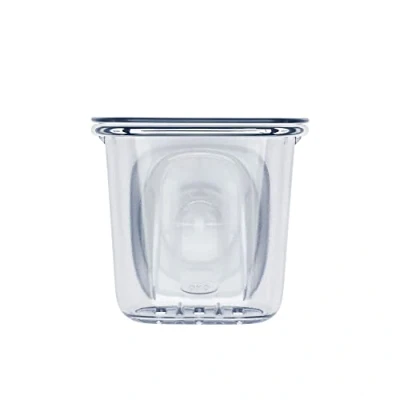 Afbeelding van OXO Good Grips StrongHold zuignapmand voor badkamer, opbergmand transparant