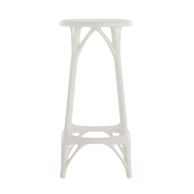 Afbeelding van Kartell A.I. Stool Light H65 Wit Pot Interieur