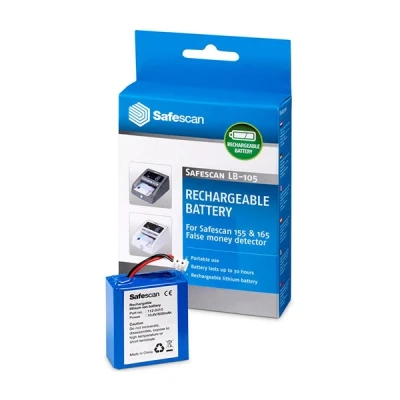 Image de Batterie rechargeable pour détecteur de faux billets 155 S Safescan LB 105