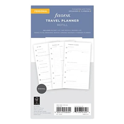 Afbeelding van Filofax Reisplanner voor persoonlijk formaat, wit
