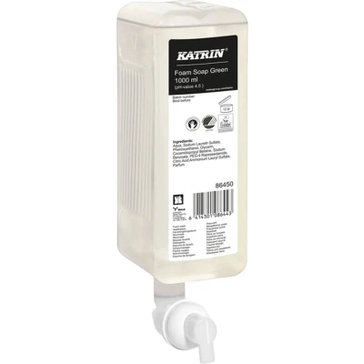 Afbeelding van Handzeep Katrin Green Foam 1liter 86450